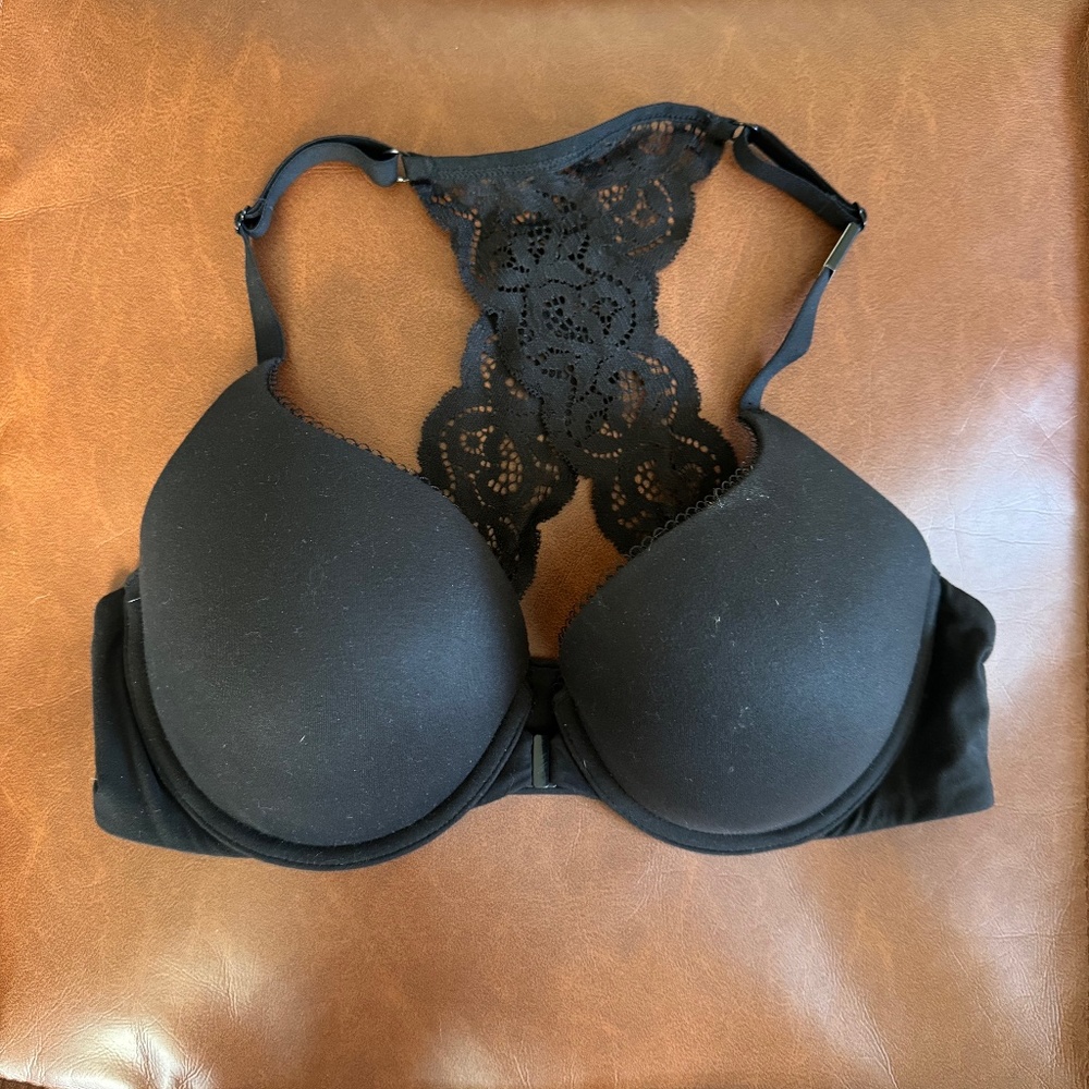 Victoria's Secret - Perfect Shape Racerback Bra - 36C - Black - NWT